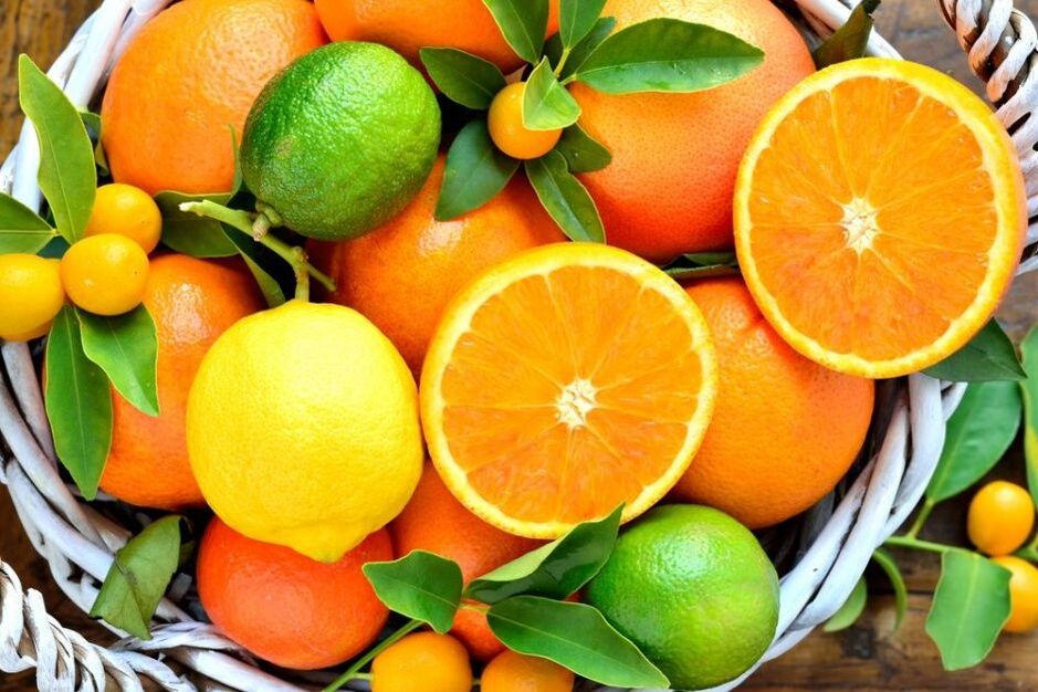 pomarańcze i cytryny na potencję
